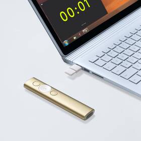 Prezentér Logitech Spotlight zlatý

 obrázek produktu 4 z 16