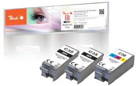 Inkoustová náplň Peach Canon PGI35/CLI36 MultiPac Plus, 2x210, 1x275 stran vícebarevná

 obrázek produktu 1 z 1