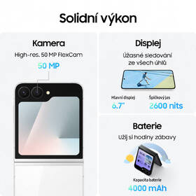 Mobilní telefon Samsung Galaxy Z Flip7 FE 5G 8 GB / 256 GB černá barva
