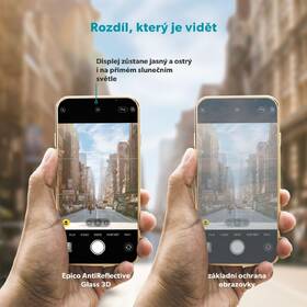 Tvrzené sklo Epico AntiReflective Glass 3D Ultra s aplikátorem na Apple iPhone 16 Pro/17 

 obrázek produktu 3 z 6