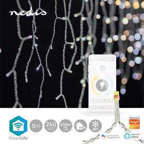 Vánoční osvětlení Nedis SmartLife LED, Wi-Fi, Teplá až studená bílá, 240 LED, 5 m, Android / IOS 

 obrázek produktu 1 z 10