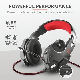 Headset Trust GXT 322 Carus černý

 obrázek produktu 8 z 10