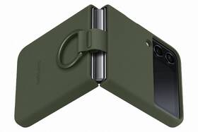 Kryt na mobil Samsung Galaxy Z Flip4 Silicone Cover with ring zelený

 obrázek produktu 4 z 5