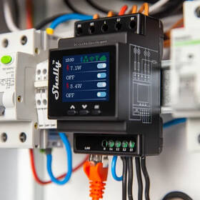 Modul Shelly Pro 4PM, 4násobný spínací modul na DIN lištu, WiFi 

 obrázek produktu 4 z 4