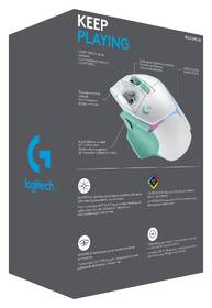 Myš Logitech G502 X Plus mentolová

 obrázek produktu 11 z 19