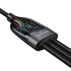 Kabel Baseus Flash Series 3v2, USB/USB-C na MicroUSB/Lightning/USB-C 100W, 1,2m černý

 obrázek produktu 4 z 6