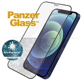 Tvrzené sklo PanzerGlass Edge-to-Edge Antibacterial na Apple iPhone 12 mini černé

 obrázek produktu 1 z 2