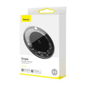 Bezdrátová nabíječka Baseus Simple 15W černá/průhledná

 obrázek produktu 7 z 7