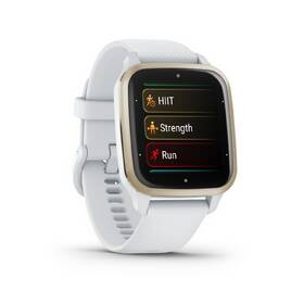 Chytré hodinky Garmin Venu Sq 2 - Cream Gold/ White Silicone Band 

 obrázek produktu 3 z 6
