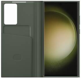 Pouzdro na mobil flipové Samsung Smart View na Galaxy S23 Ultra zelené

 obrázek produktu 3 z 5