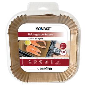 Papírové formy Scanpart SCA2910070005, 20x20 cm (100 ks) hnědá

 obrázek produktu 1 z 1