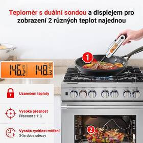 Teploměr do masa ThermoPro TP-610 stříbrný

 obrázek produktu 3 z 6