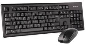 Klávesnice s myší A4Tech 3100N + V-Track optická myš, USB, CZ černá

 obrázek produktu 2 z 4