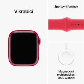 Chytré hodinky Apple GPS 41mm pouzdro z hliníku (PRODUCT)RED - (PRODUCT)RED sportovní řemínek - S/M 

 obrázek produktu 9 z 9