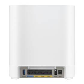 Komplexní Wi-Fi systém Asus ExpertWiFi EBM68 AX7800 Tri-band Mesh Wi-Fi 6 (2-pack) bílá barva

