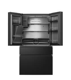 Americká lednice Hisense RF728N4SBFE černá barva
