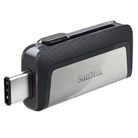 USB Flash SanDisk Dual 64GB OTG USB-C/USB 3.1 černá barva
