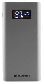 Powerbanka GoGEN 10000 mAh, LCD displej stříbrná

 obrázek produktu 1 z 3