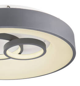Stropní svítidlo GLOBO Mavy, kruh, 48 cm, LED, 50W šedé/bílé

 obrázek produktu 2 z 6
