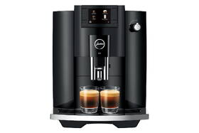 Automatický kávovar Jura E6 Piano Black černá barva
