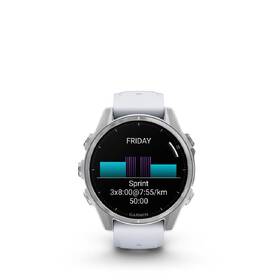 Chytré hodinky Garmin fēnix 8 - 43 mm, AMOLED - Silver / Whitestone Silicone Band 

 obrázek produktu 5 z 13
