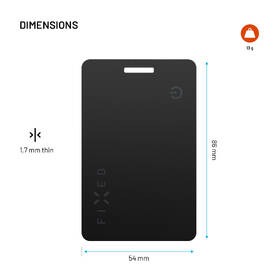 Lokátor FIXED Tag Card 2 s podporou Find My černý

 obrázek produktu 11 z 12
