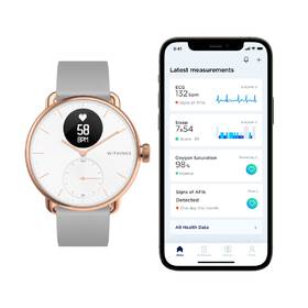 Chytré hodinky Withings Scanwatch 38 mm - Rose Gold 

 obrázek produktu 3 z 3
