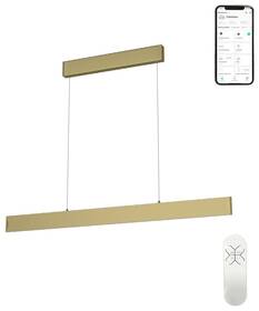 Závěsné svítidlo IMMAX NEO LISTON SMART 118cm 18W Zigbee 3.0 zlatá barva
