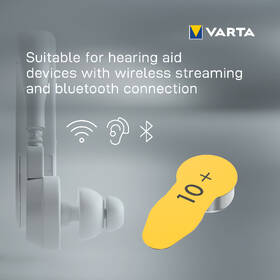 Baterie do naslouchadel Varta Hearing Aid Battery 10, blistr 6ks 

 obrázek produktu 3 z 5