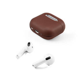Pouzdro Epico Leather pro Apple AirPods 4 hnědé

 obrázek produktu 3 z 3