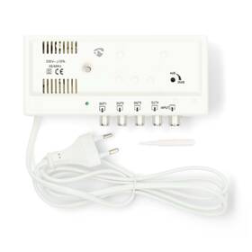 Zesilovač Nedis 20 dB, 5x IEC, ovládání zesílení bílý

 obrázek produktu 4 z 5