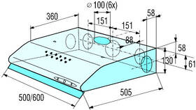 Odsavač par Mora OP 610 X stříbrný

 obrázek produktu 4 z 5