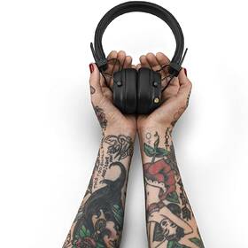 Sluchátka Marshall Major IV Bluetooth černá barva
