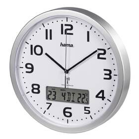 Nástěnné hodiny Hama Extra stříbrné/bílé

 obrázek produktu 1 z 4