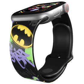 Řemínek Batman na Apple Watch 42/44/45/49 mm - motiv Graffiti 2, černý 

 obrázek produktu 2 z 3