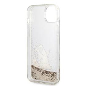 Kryt na mobil Karl Lagerfeld Liquid Glitter Choupette Eat na Apple iPhone 14 Plus zlatý

 obrázek produktu 2 z 3