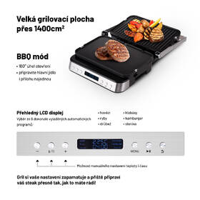 Gril Lauben Contact Deluxe 2000ST 

 obrázek produktu 8 z 12