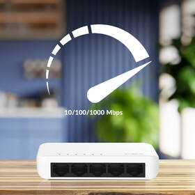 Switch Strong SW5000P 5-Port Gigabit bílý/plast

 obrázek produktu 6 z 11