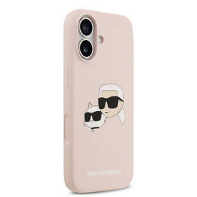 Kryt na mobil Karl Lagerfeld Liquid Silicone Double Heads MagSafe na Apple iPhone 17 růžový

 obrázek produktu 3 z 7