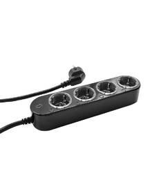 Kabel prodlužovací Shelly Powerstrip 4,4x zásuvka s měřením spotřeby, Wi-Fi černý

 obrázek produktu 2 z 6