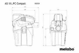 Průmyslový vysavač Metabo 60202885 AS 18 L PC Compact (bez baterie) 

 obrázek produktu 4 z 5