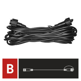 Prodlužovací kabel EMOS pro spojovací řetězy Profi černý, 10 m, venkovní i vnitřní 

 obrázek produktu 3 z 7
