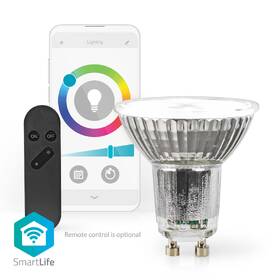Chytrá žárovka Nedis SmartLife bodová, Wi-Fi, GU10, 345 lm, 4.9 W, RGB / Teplá - studená bílá 

 obrázek produktu 5 z 7