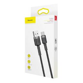 Kabel Baseus Cafule USB/USB-C, 3A, 1m černý/šedý

 obrázek produktu 4 z 4