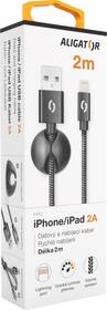 Kabel Aligator Premium USB/Lightning, 2m černý

 obrázek produktu 6 z 8