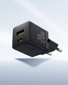 Nabíječka do sítě Baseus Palm 20W 1xUSB-A 1xUSB-C PD QC 3.0 černá

 obrázek produktu 4 z 13