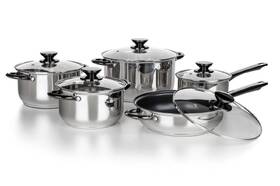 Sada nádobí BANQUET SWING Black, 10 ks nerez

 obrázek produktu 3 z 4