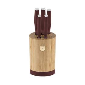 Sada kuchyňských nožů Berlinger Haus BH-2754 BAMBOO 6 ks hnědá/bordó

 obrázek produktu 1 z 4
