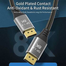 Kabel PremiumCord DisplayPort 1.4, 32,4 Gbit/s, 8K, 3 m černý

 obrázek produktu 11 z 19
