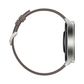 Chytré hodinky Huawei Watch GT 3 Pro 46 mm - Light Titanium Case + Gray Leather Strap 

 obrázek produktu 4 z 6
